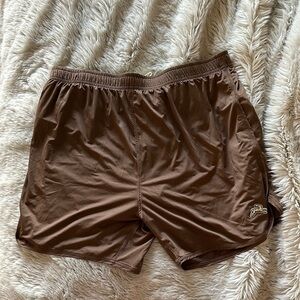 Mens track smith shorts- lined size L
